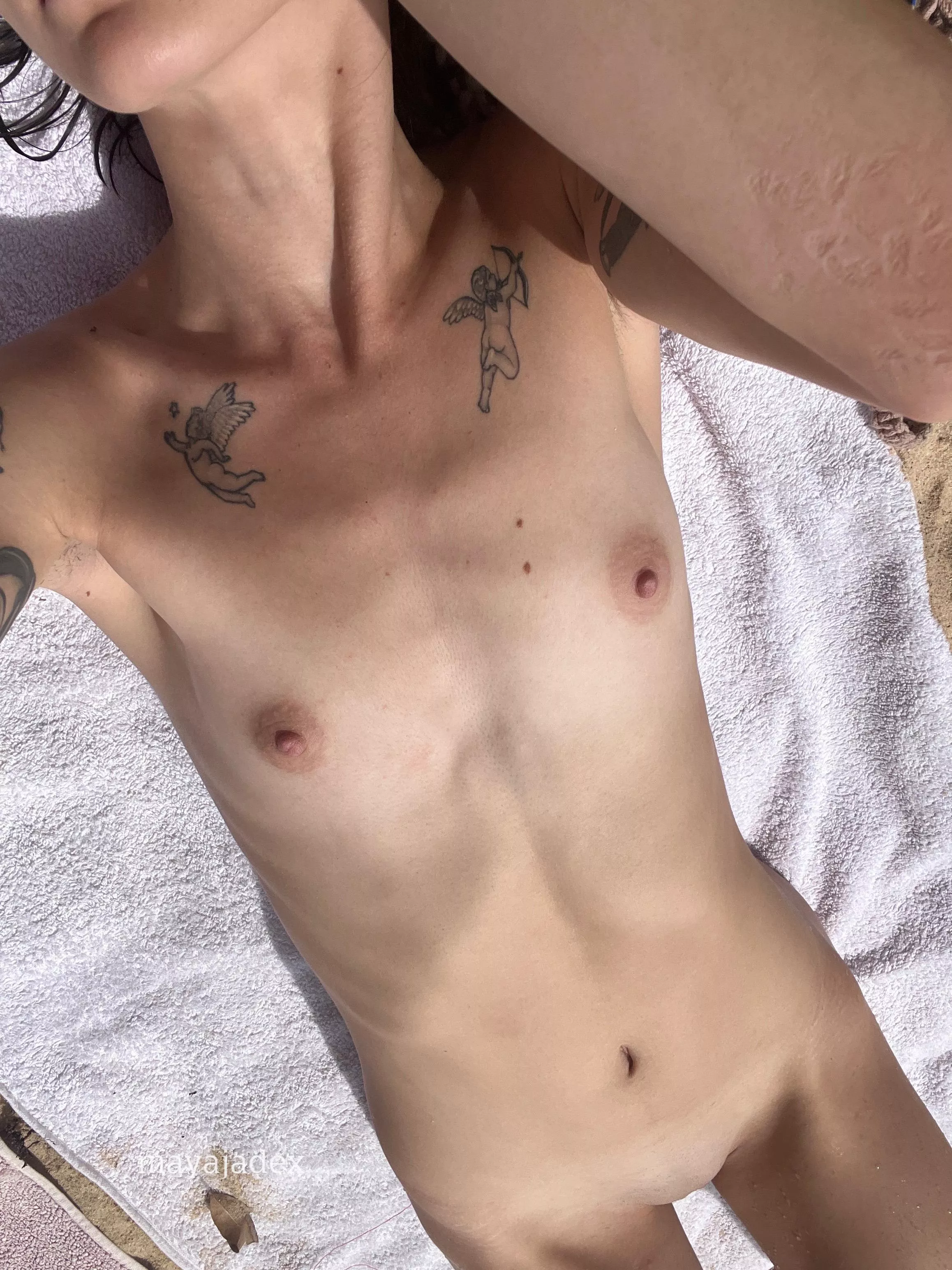 trying to tan these flatties x