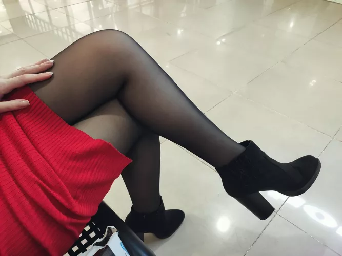 Very tired after shopping 