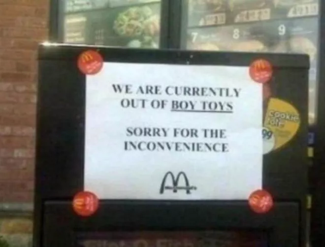 Waiting for the restock