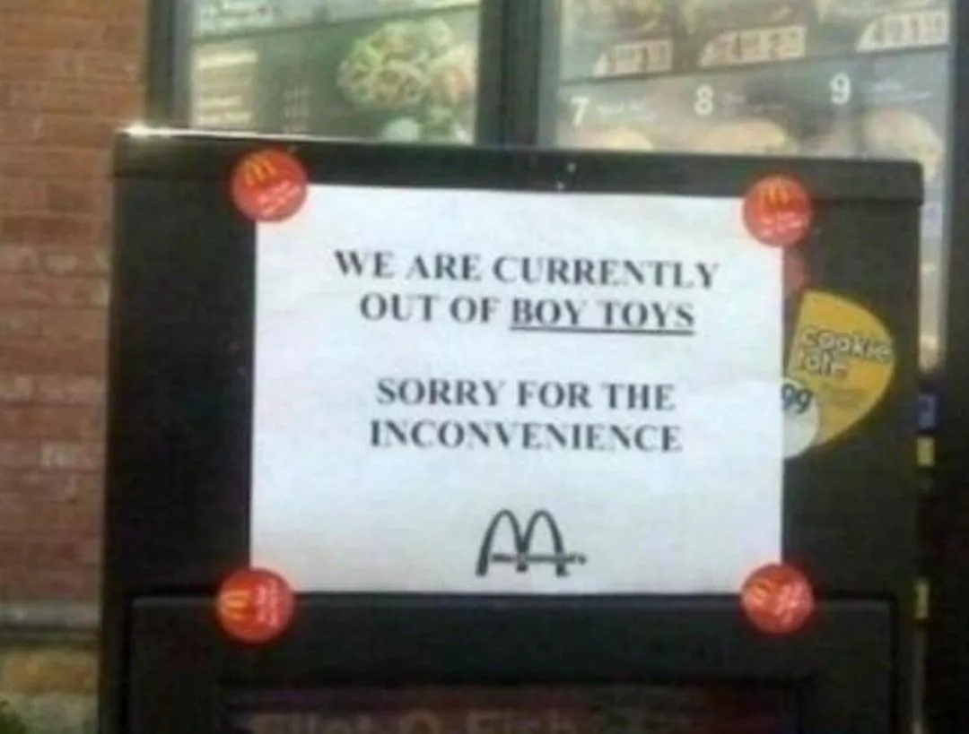 Waiting for the restock