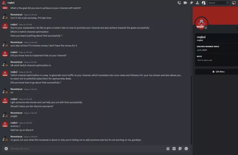 weird new scam going around?