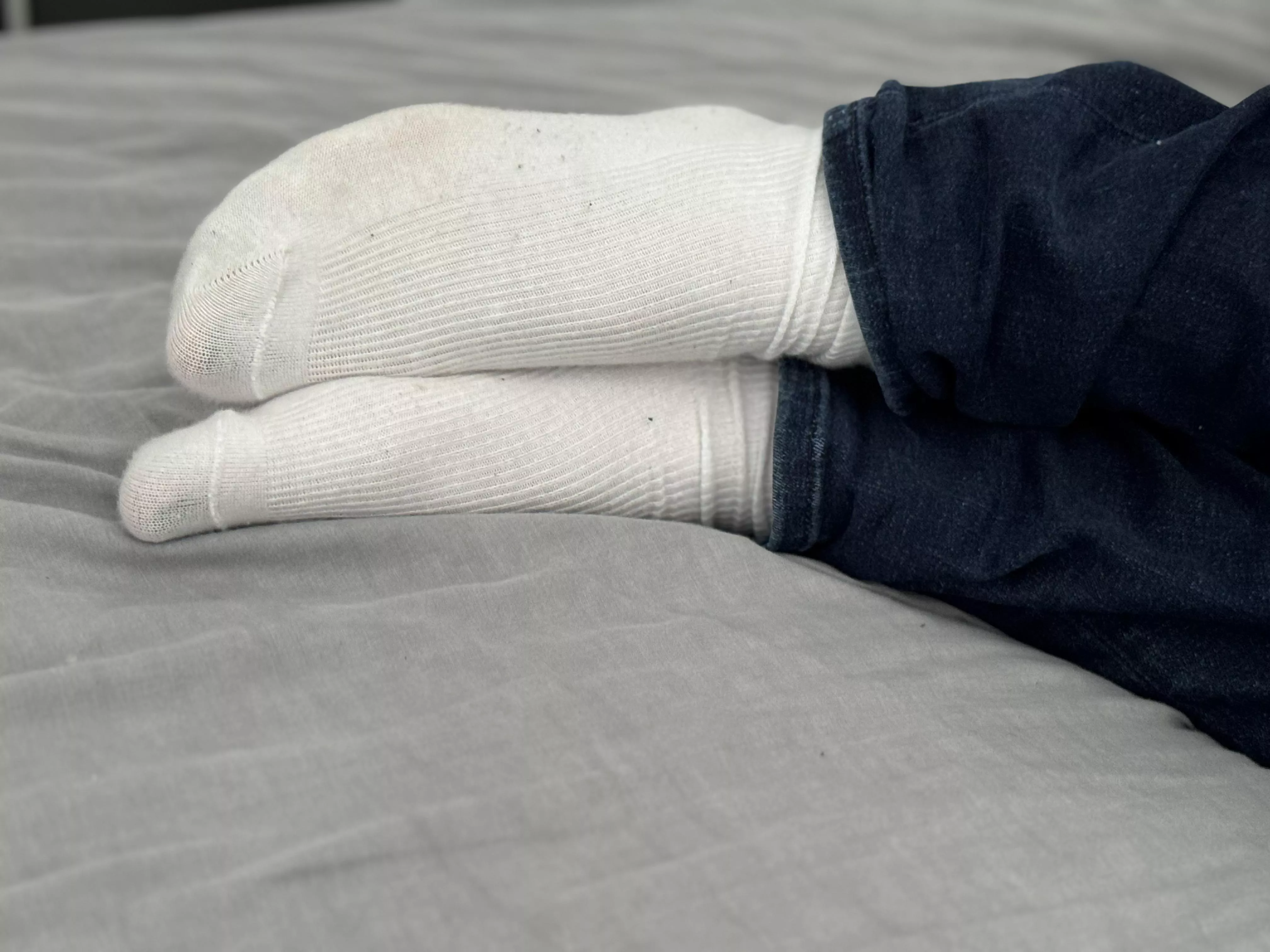 White socks & jeans perfect combo [f]
