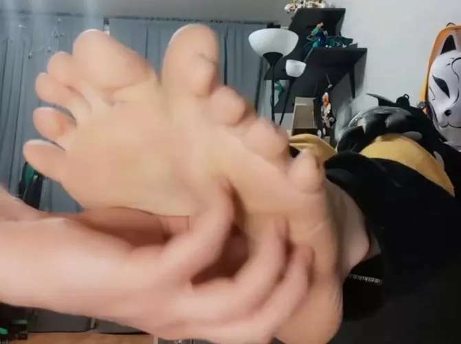 Who is this being tickled?