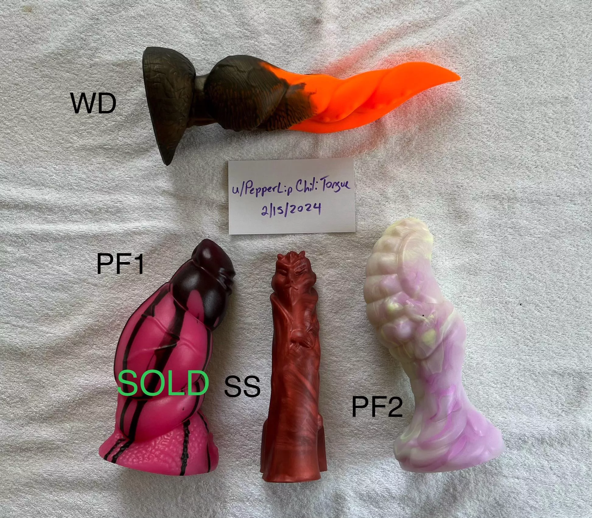 WTS pleasure Forge, Weredog & Satan (USA Free Shipping) WTS pleasure Forge, Weredog & Satan (USA Free Shipping)