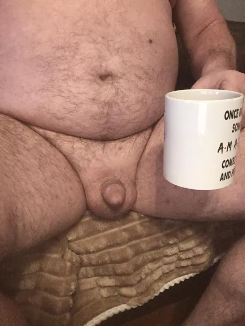 Yes. It’s really that small this morning. The mug. But the dick isn’t vey big either. 😂 