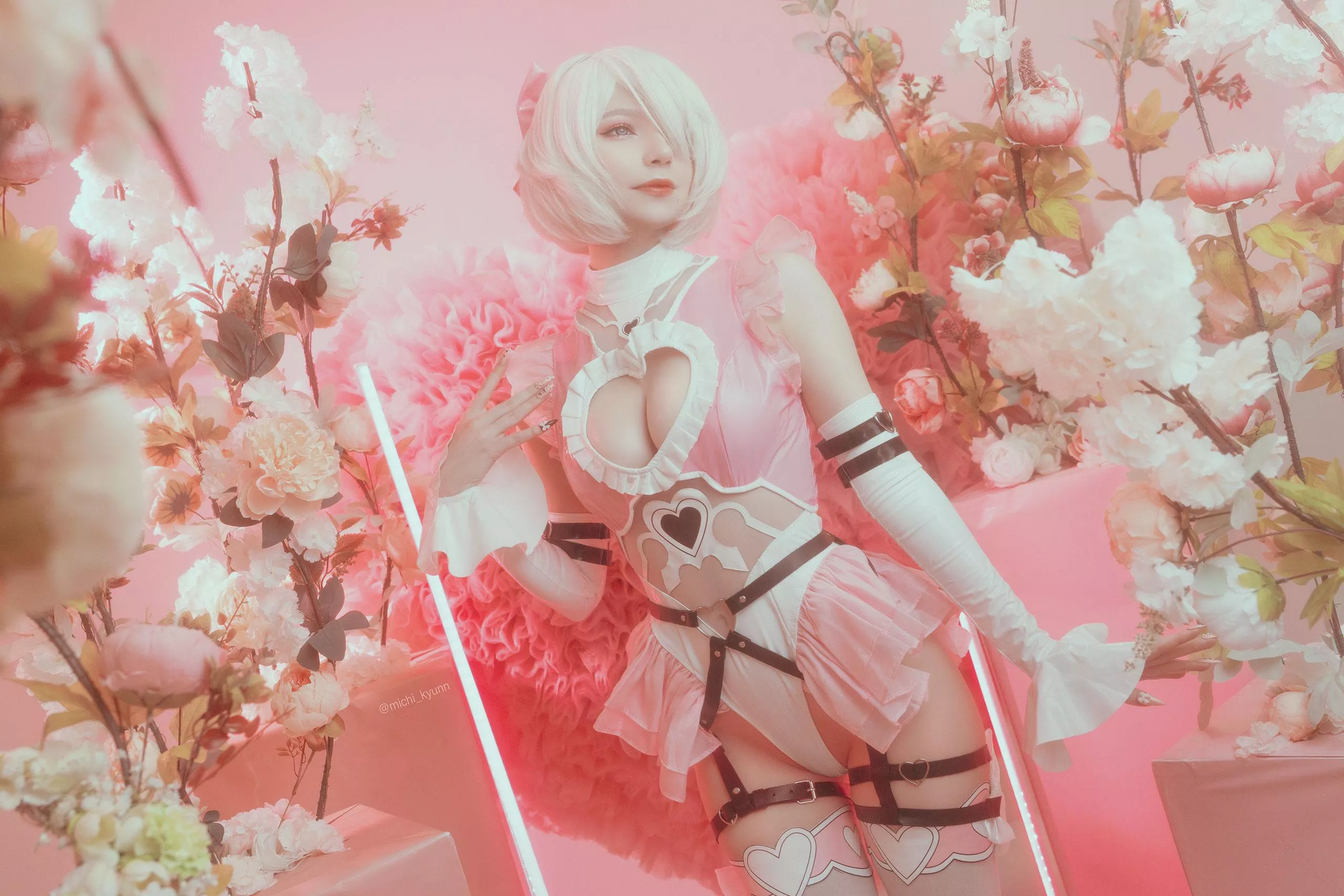 2b from Nier automata  by michi_kyunn Costume design by princess_ailish