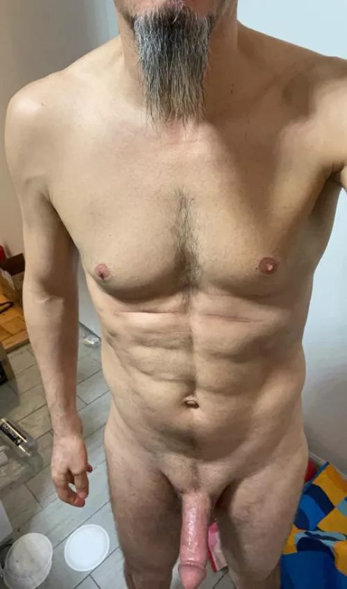(55) dad needs some help cleaning up the kitchen