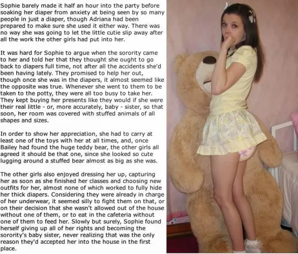 Abdl diaper girl captions