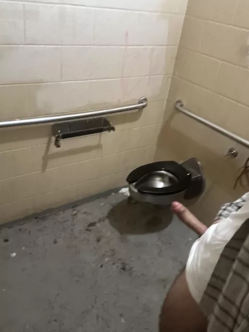 being naughty in park bathrooms