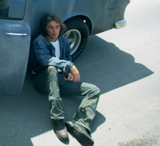 Can somebody ID this model of boot from Two-Lane Blacktop? Looks neat. Kinda like a roper, but not sure it is.