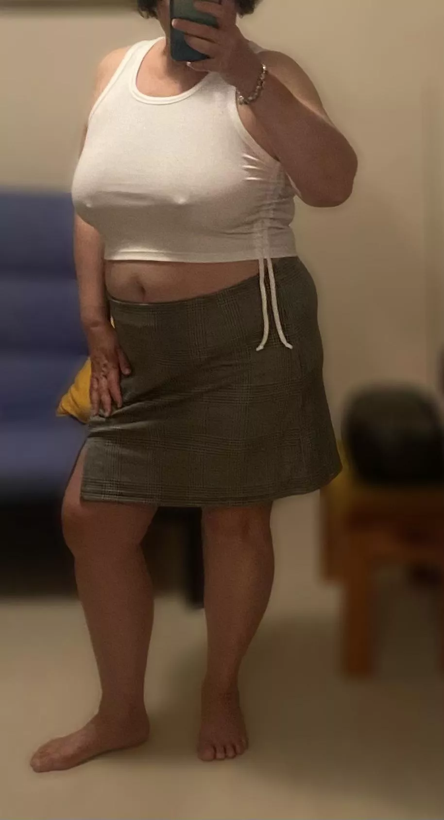 Did some shopping. I returned the skirt but kept the top.