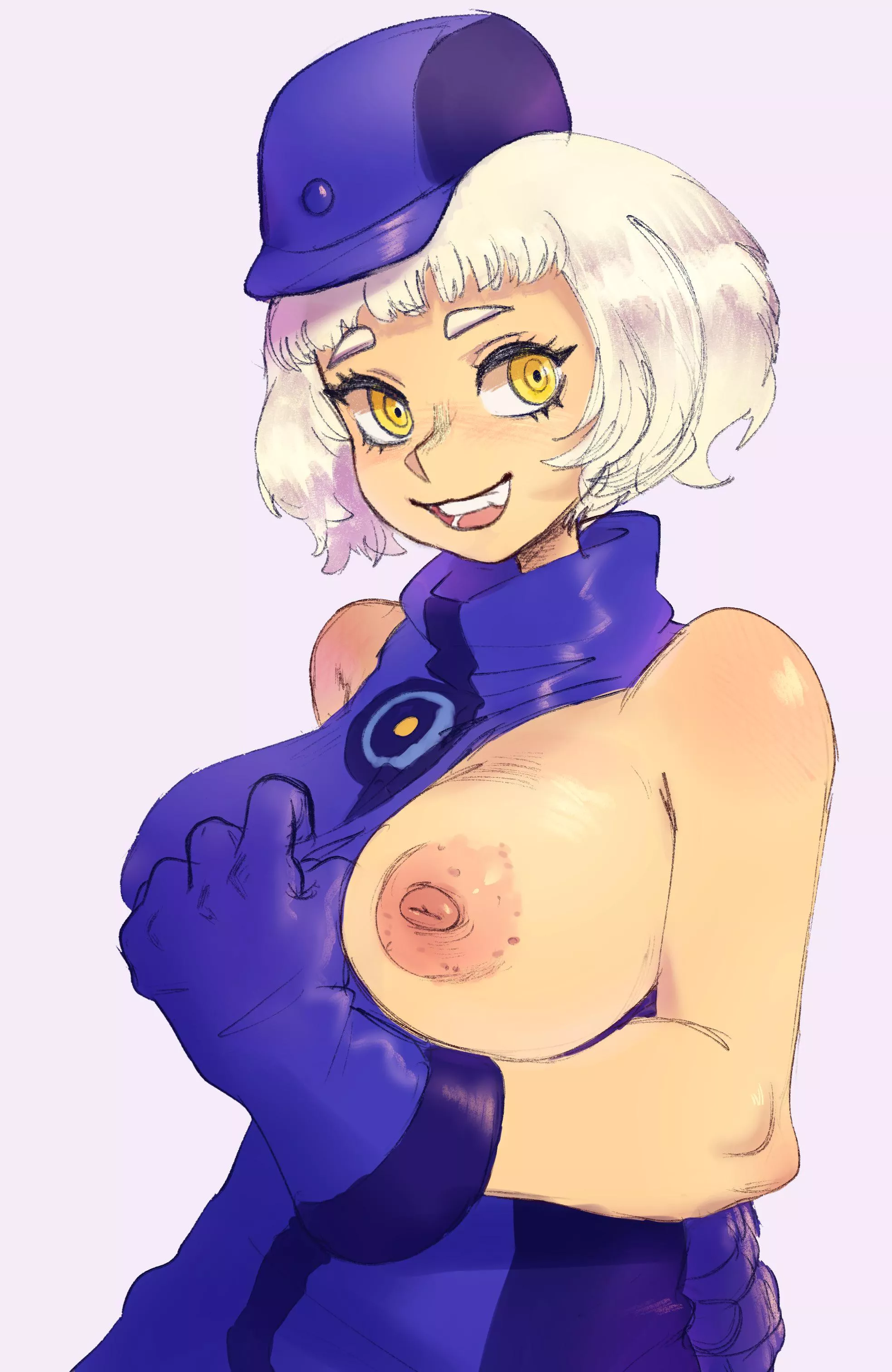 Elizabeth showing a tit (MajoDawn)