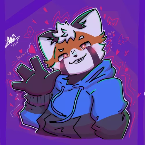 He won't bite ;3 (Art by me) 