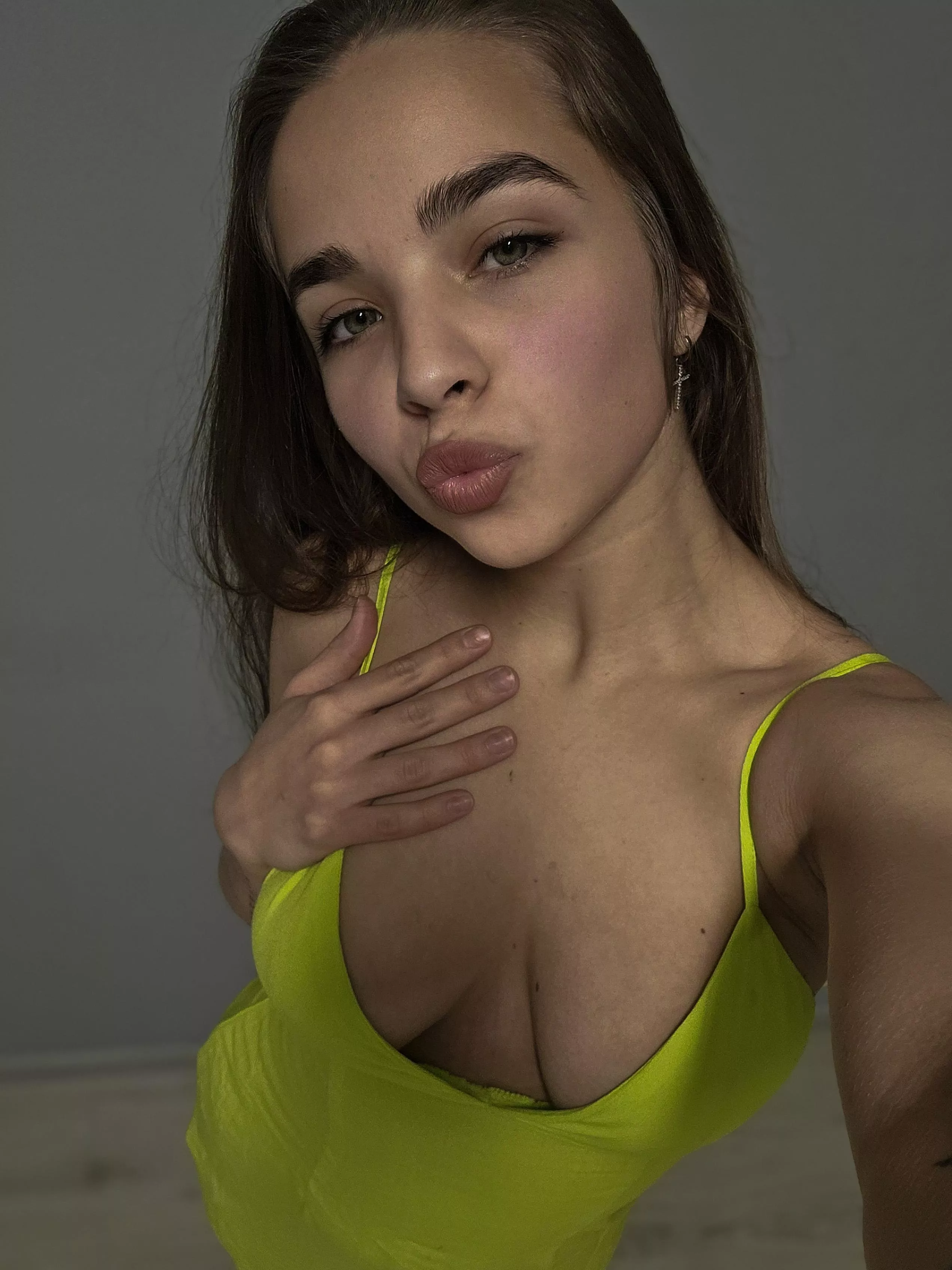 I think you want to know what nipples are hiding under that dress