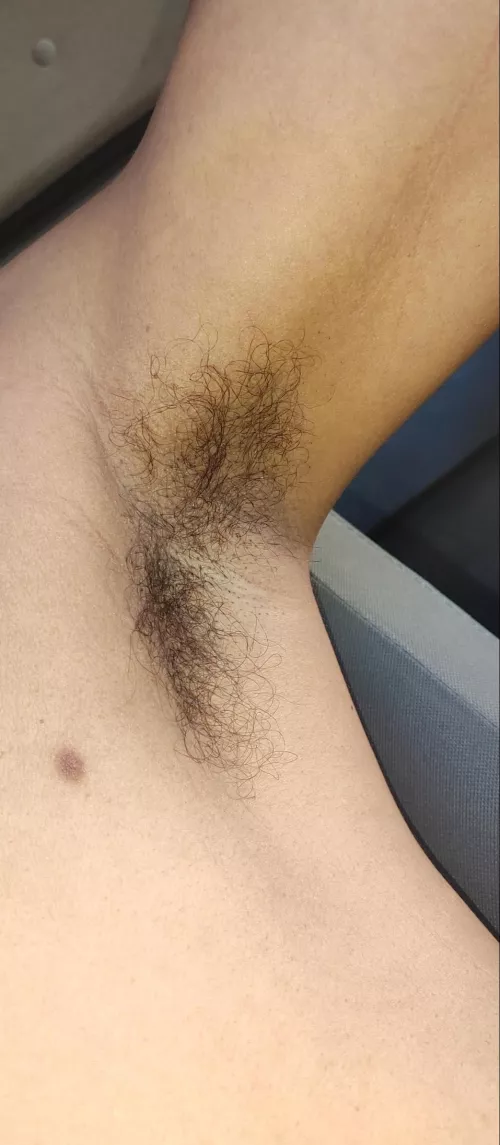 I wish you were here to bury your nose and tongue in my pits