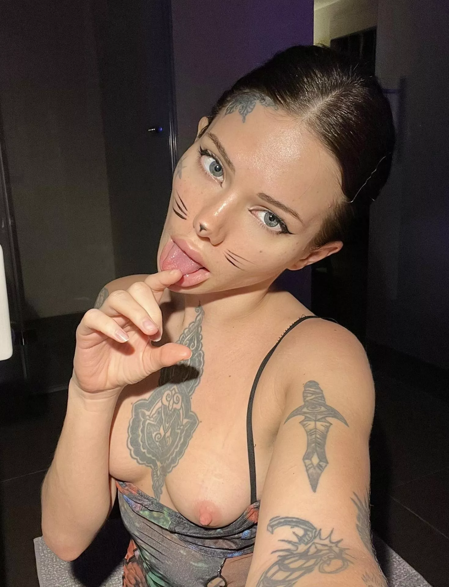 I'm definitely a cat, I love licking and sausage