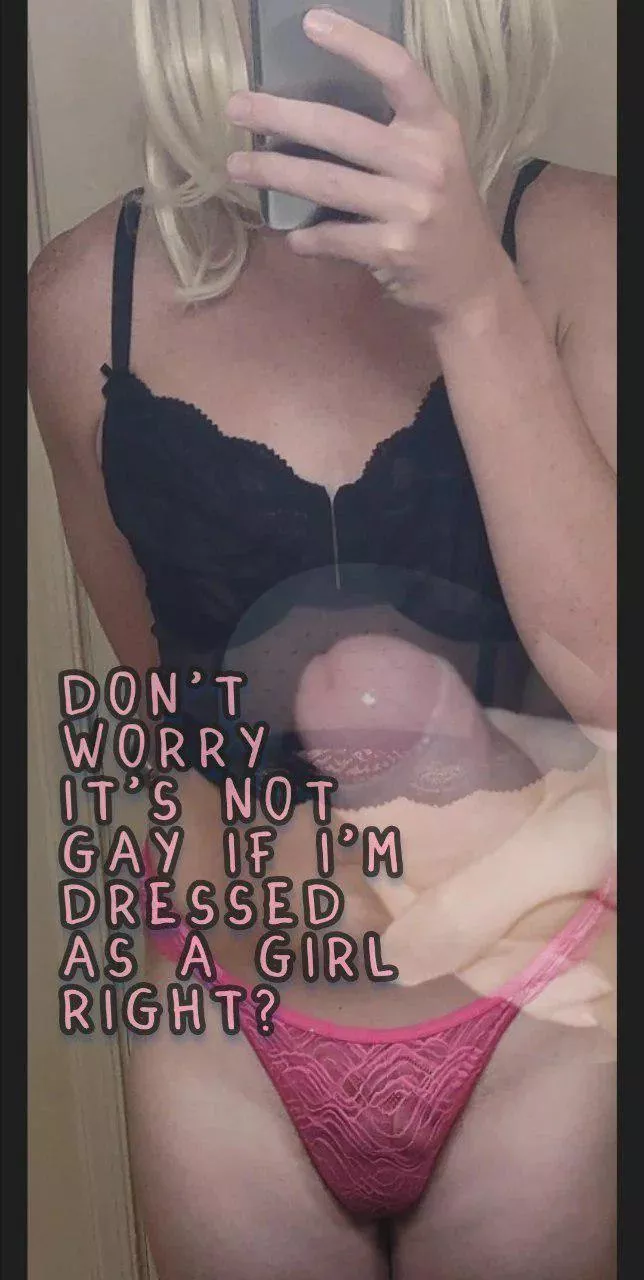 It's not gay, right? Right? 🩷