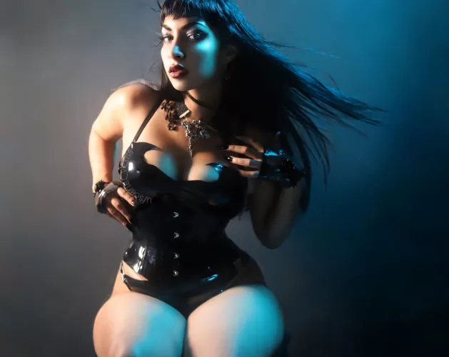 Latex corset