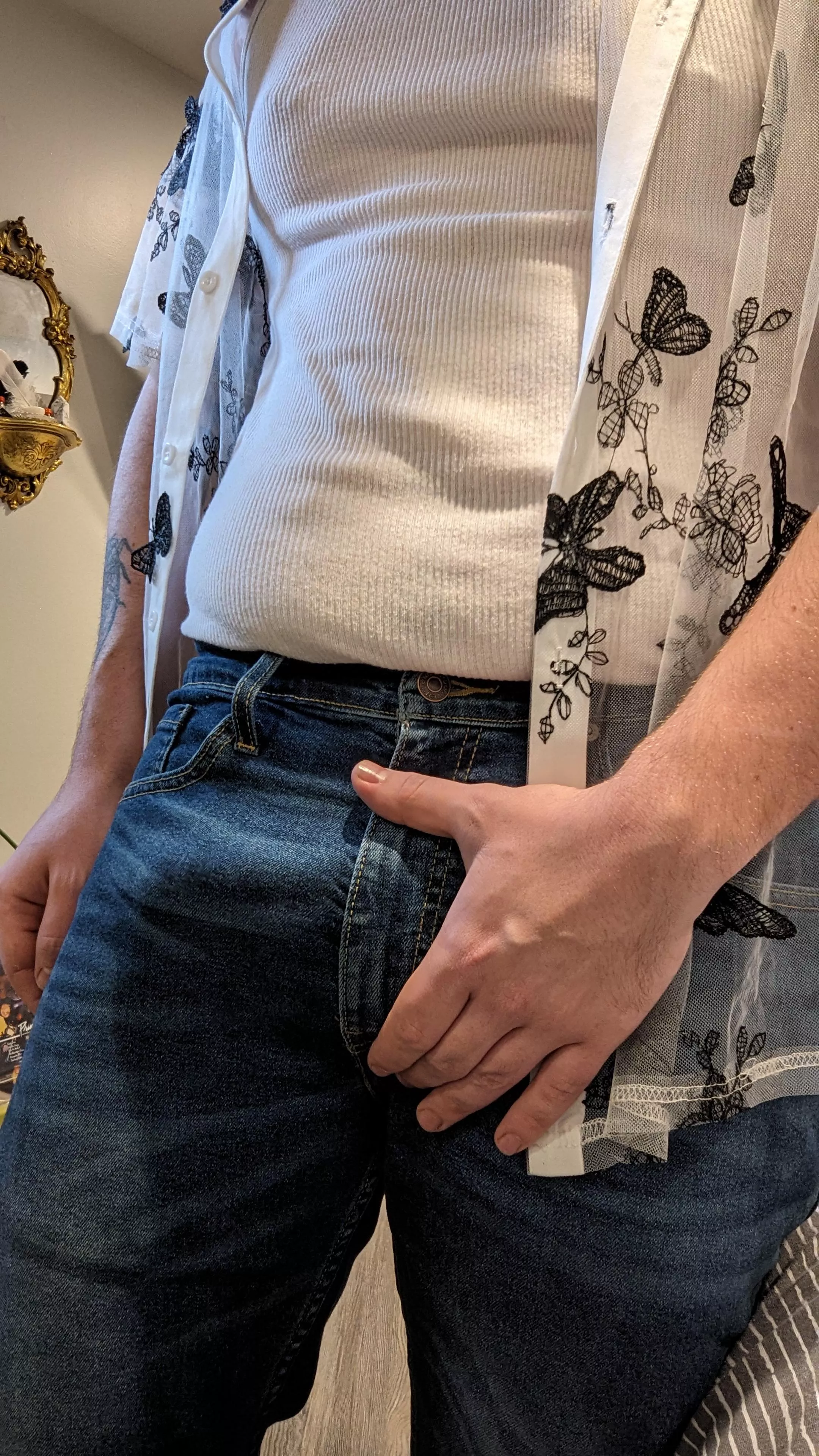 Love the feeling of denim on my dick (25)