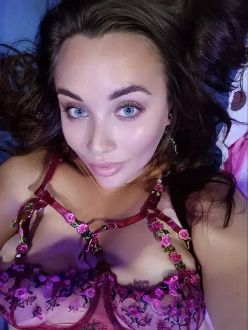 Messing around in cute lingerie