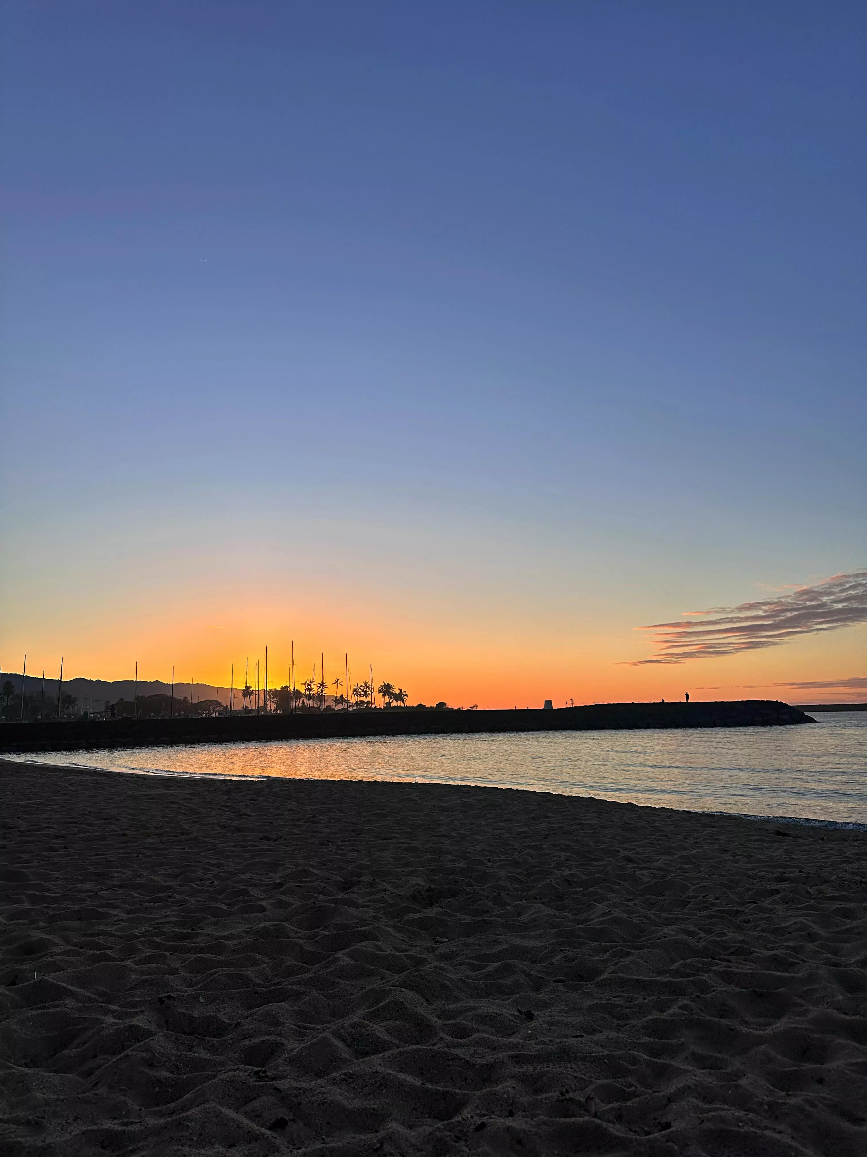 My favorite beach with the most beautiful sunset 