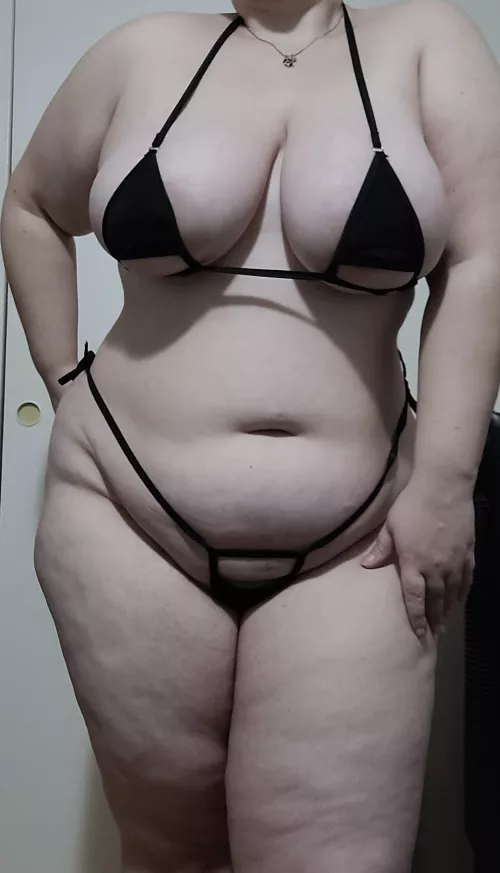 New bikini fits a little small