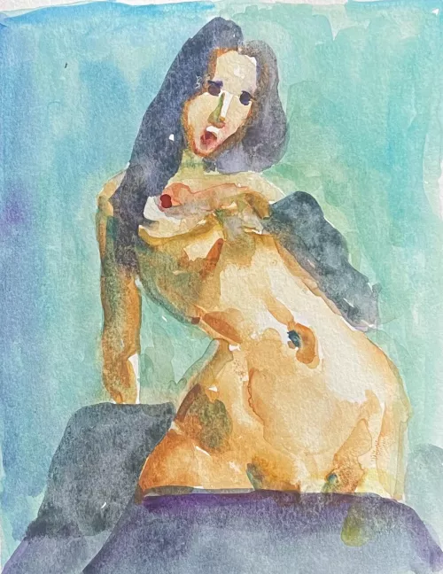 Nue Femme Debout, par moi 