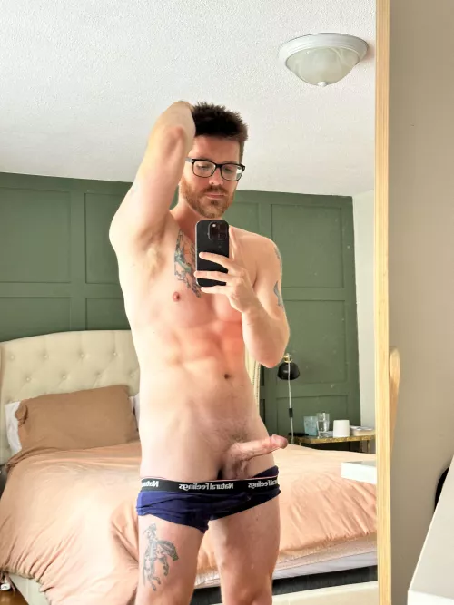 On your knees or bent over?