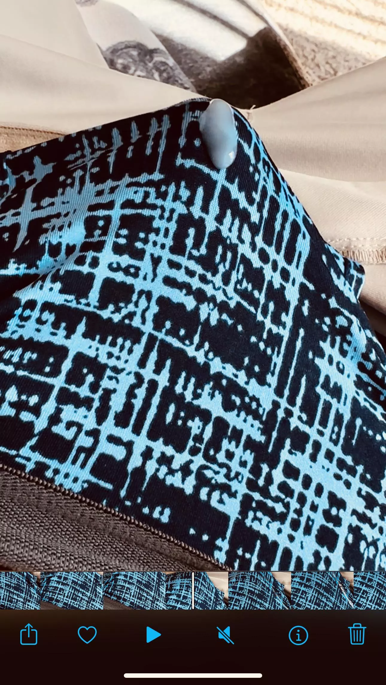 Right before it started gushing