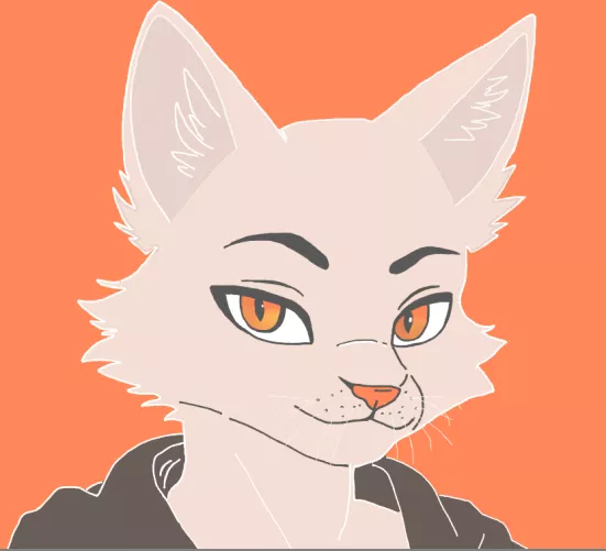 second ever peice of furry art. (second peice of digital art in general art too) i feel really proud of this peice, i made it for my close freind who is new to the community, i used krita this time (so atleast not paint 3d like my first peice) although i