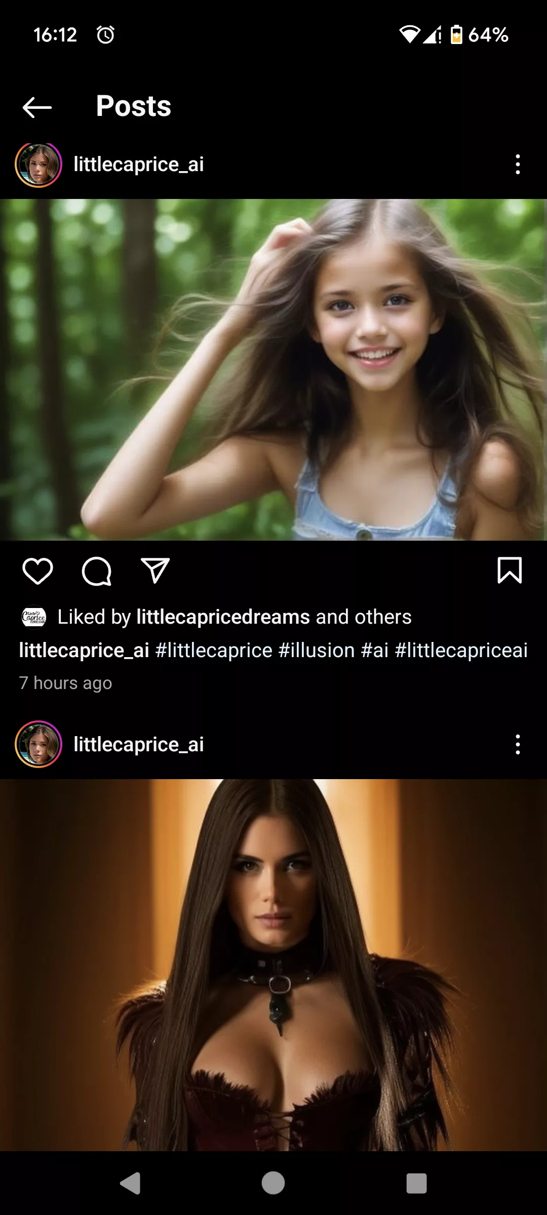 Sooo what's your opinion on her new AI art influencer page.... Official Caprice 😐