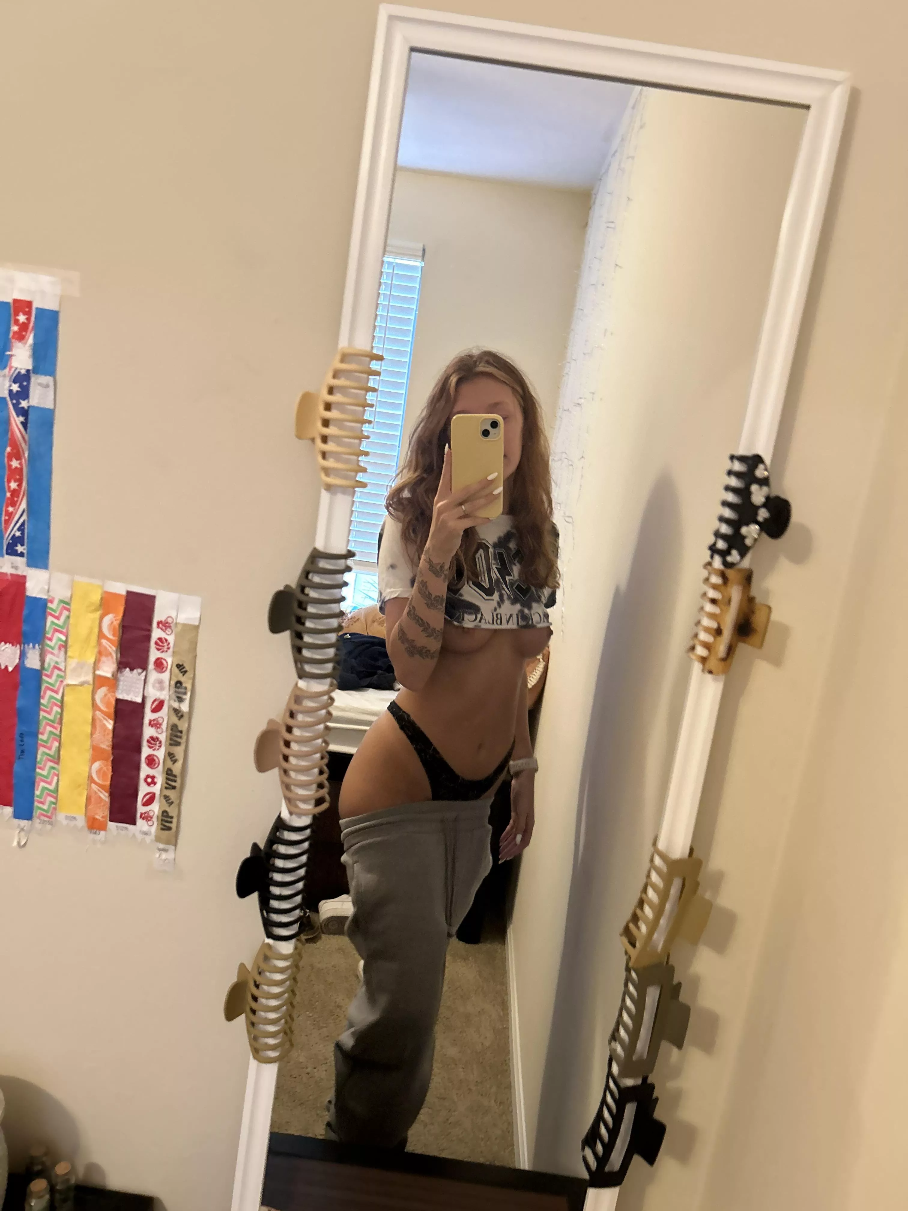 When i get back from school, i love stripping down