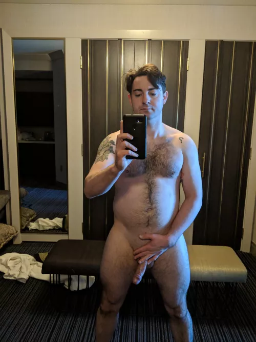Woohoo, sexy mirror dick