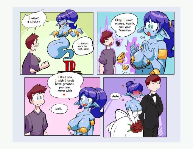 your Jeanie girlfriend by gunshadarg