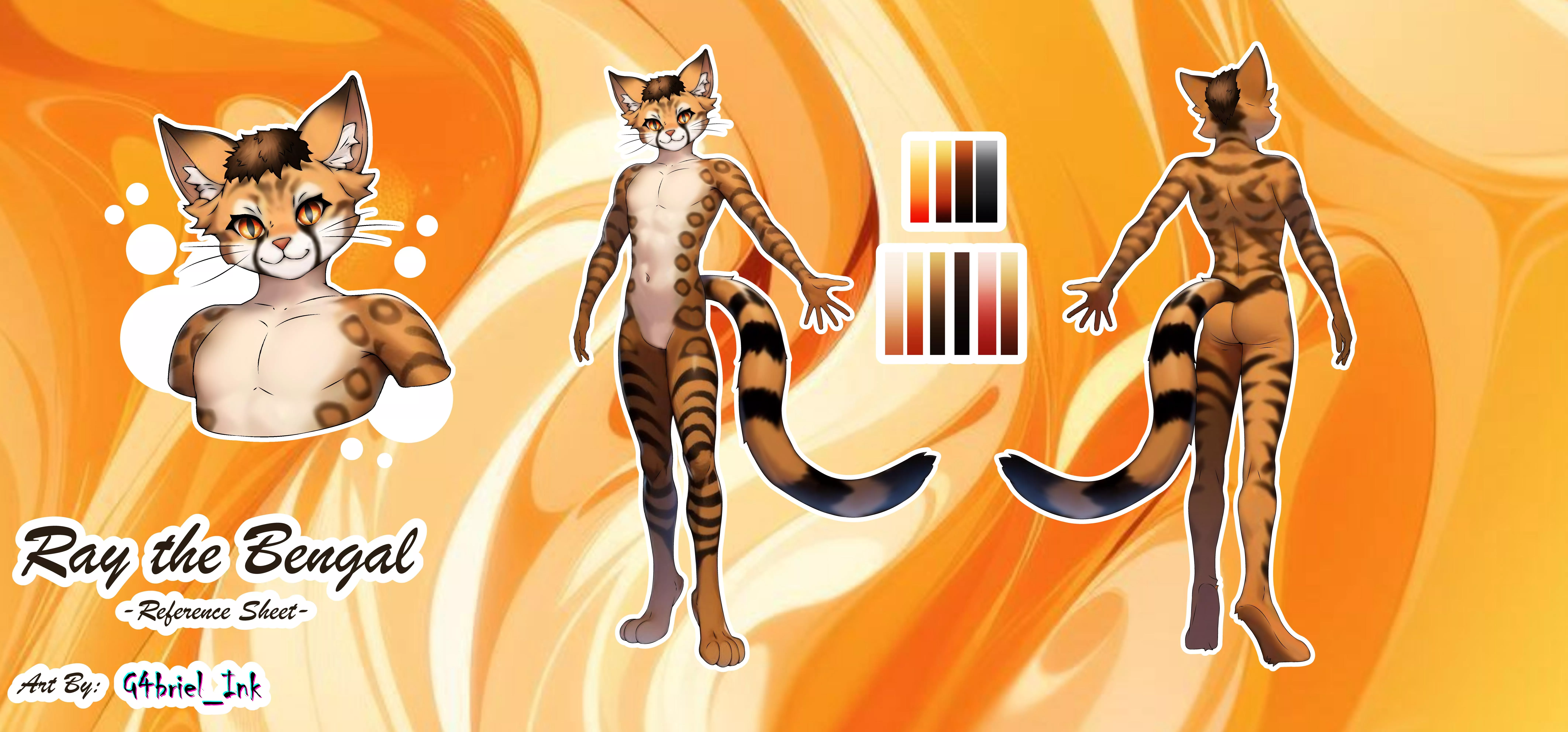 Bengal Cat i desing for a custommer recently :3 if youre interested on see more of my art on comments are more info nwn (art by me)