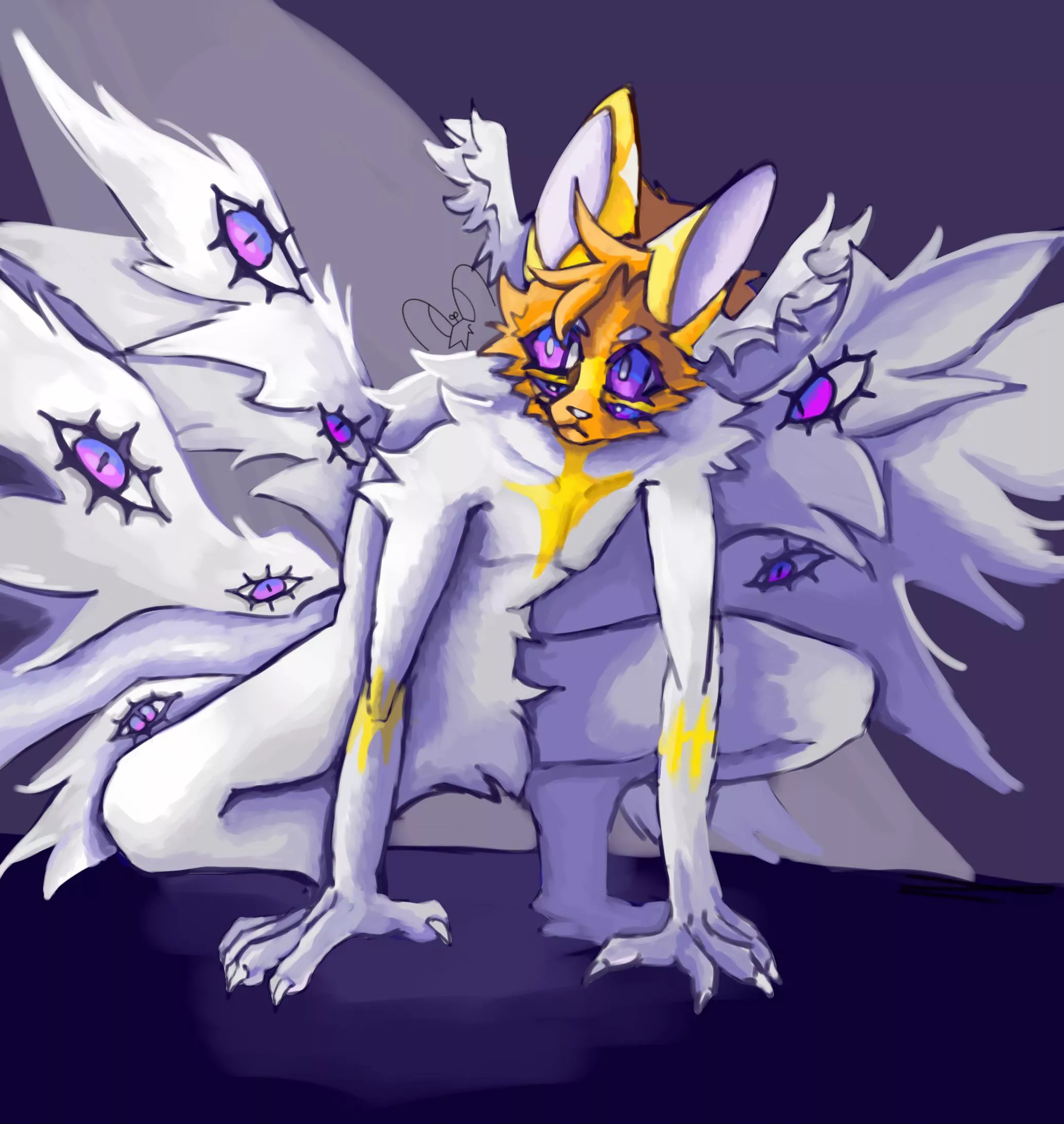 Biblically correct furry (art by me)