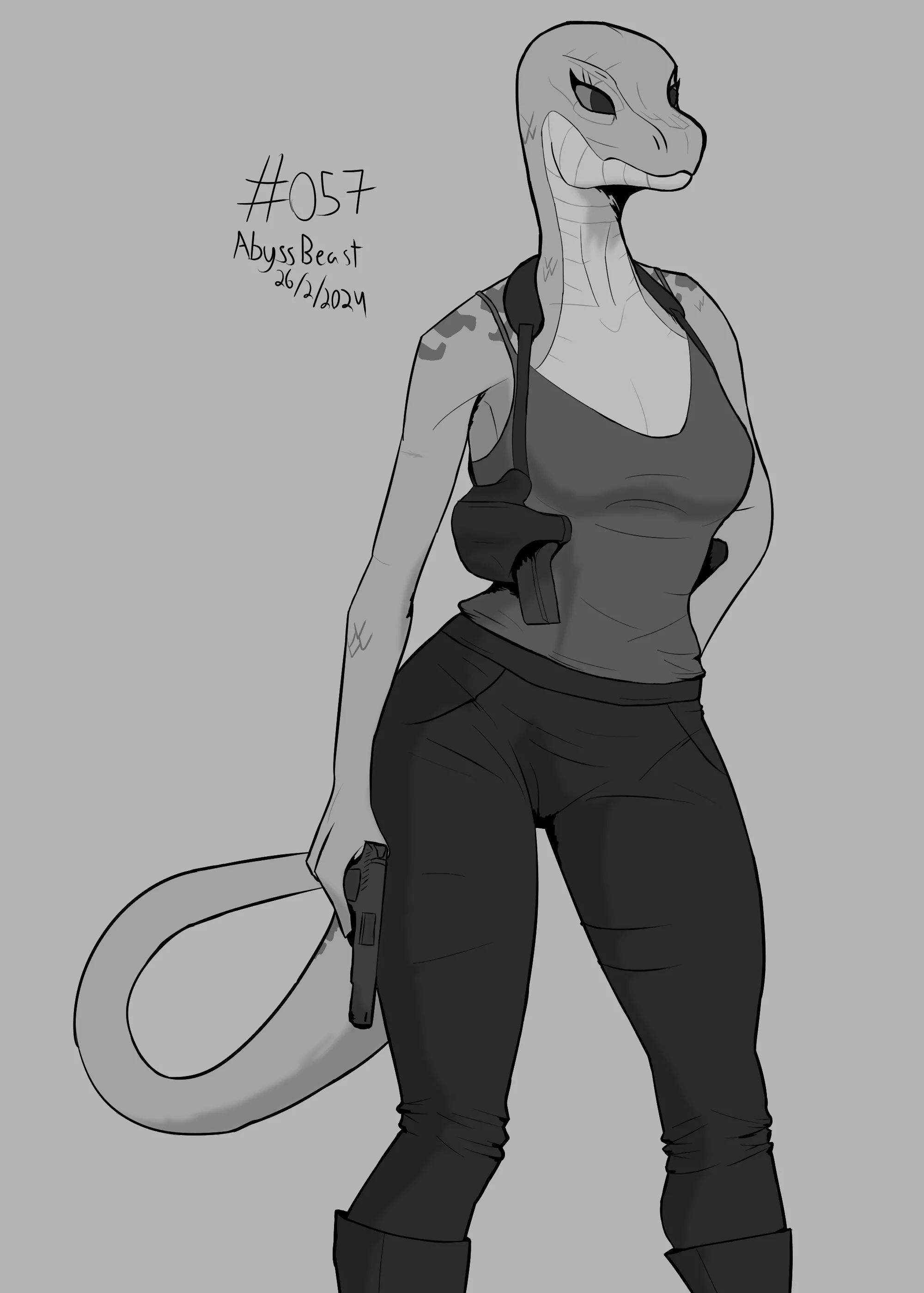 (by me) day57. Your favourite nameless snek again. Something more 