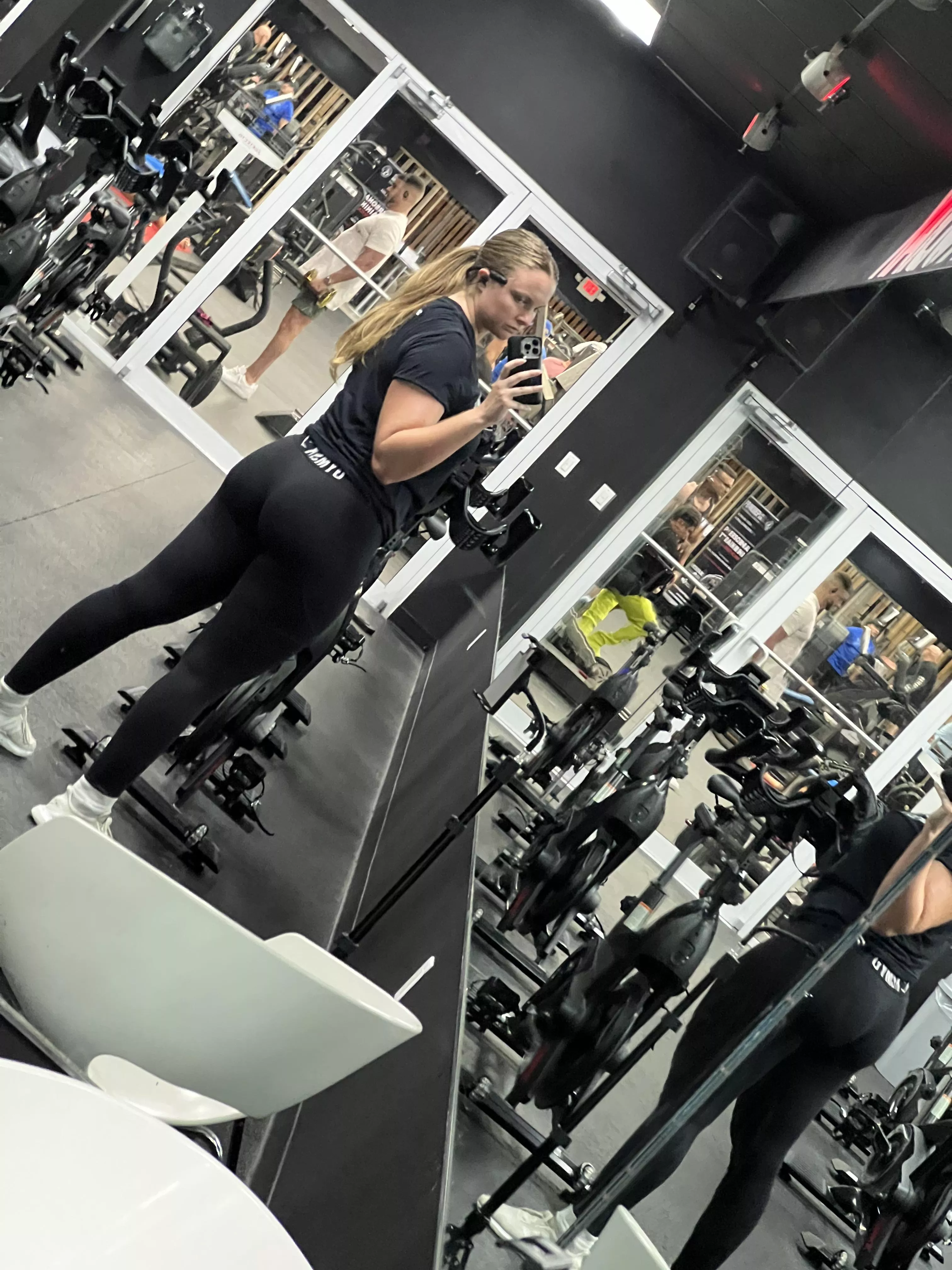 Cardio bike blast to finish the workout 