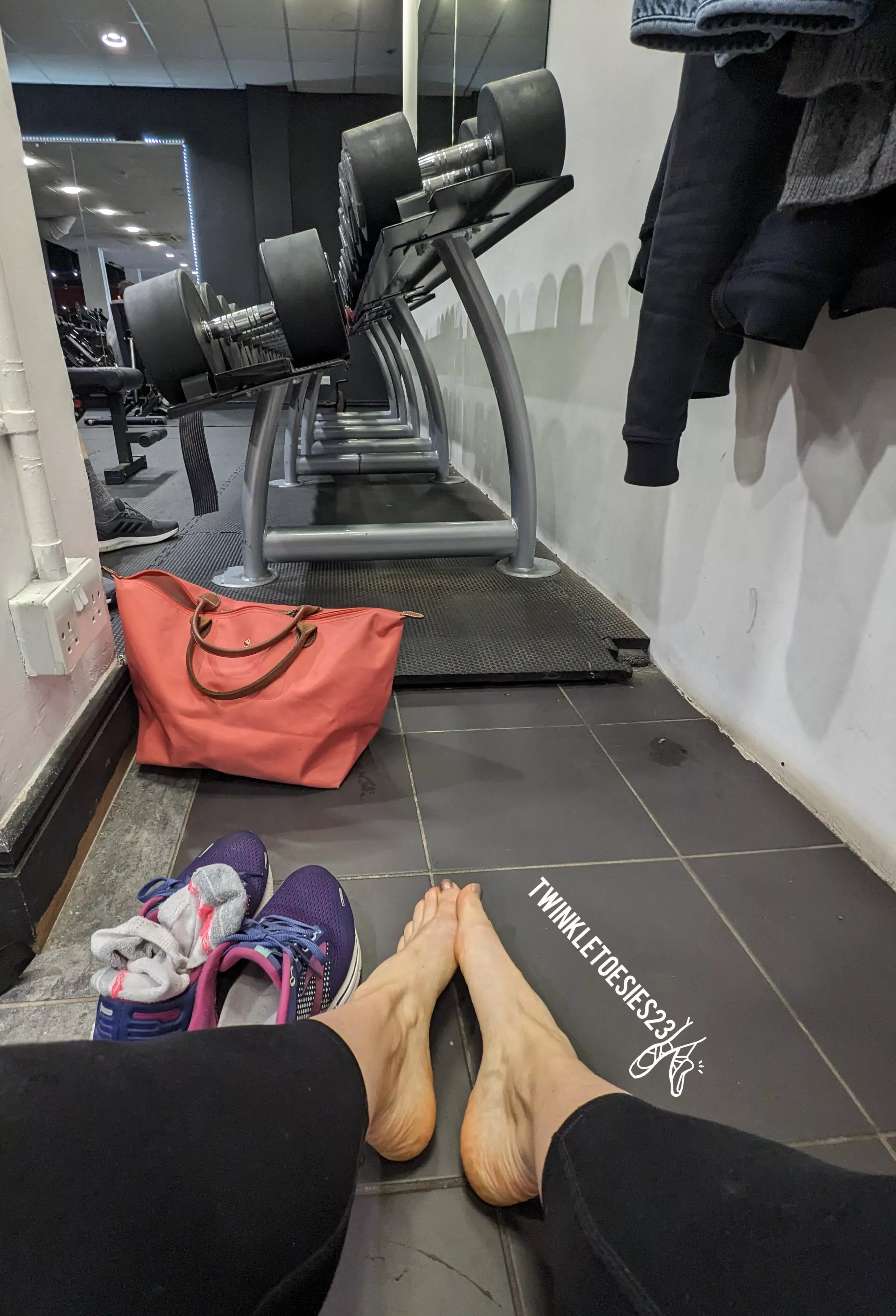 Definitely caught some guys at the gym taking a peep 🫣