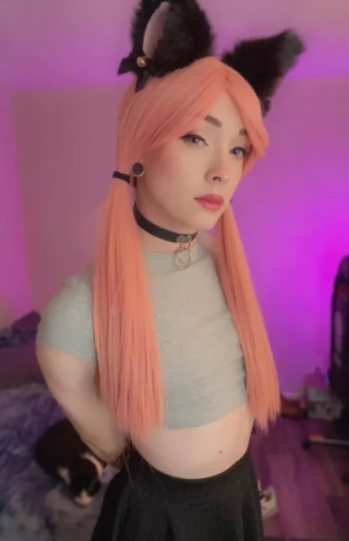 Ft. my cat and dirty room :3