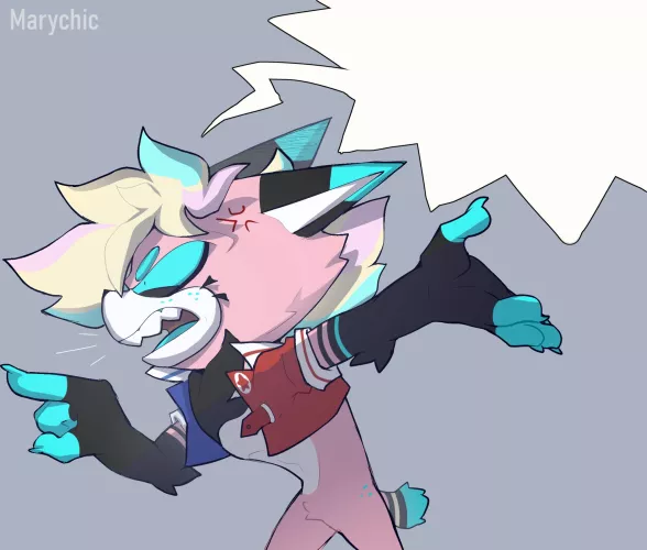 G is super angry! what do you think he is saying? (Art by me)