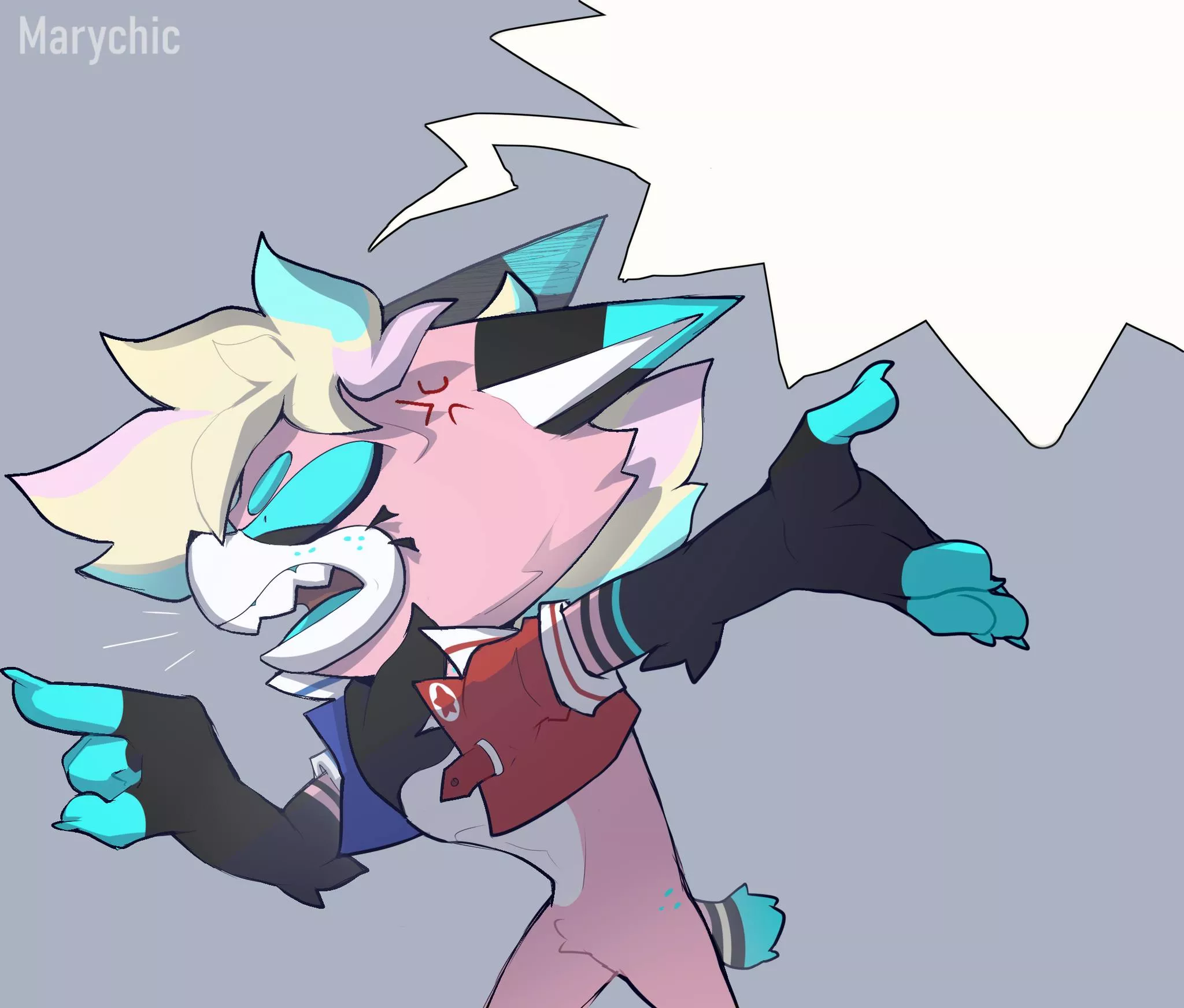 G is super angry! what do you think he is saying? (Art by me)