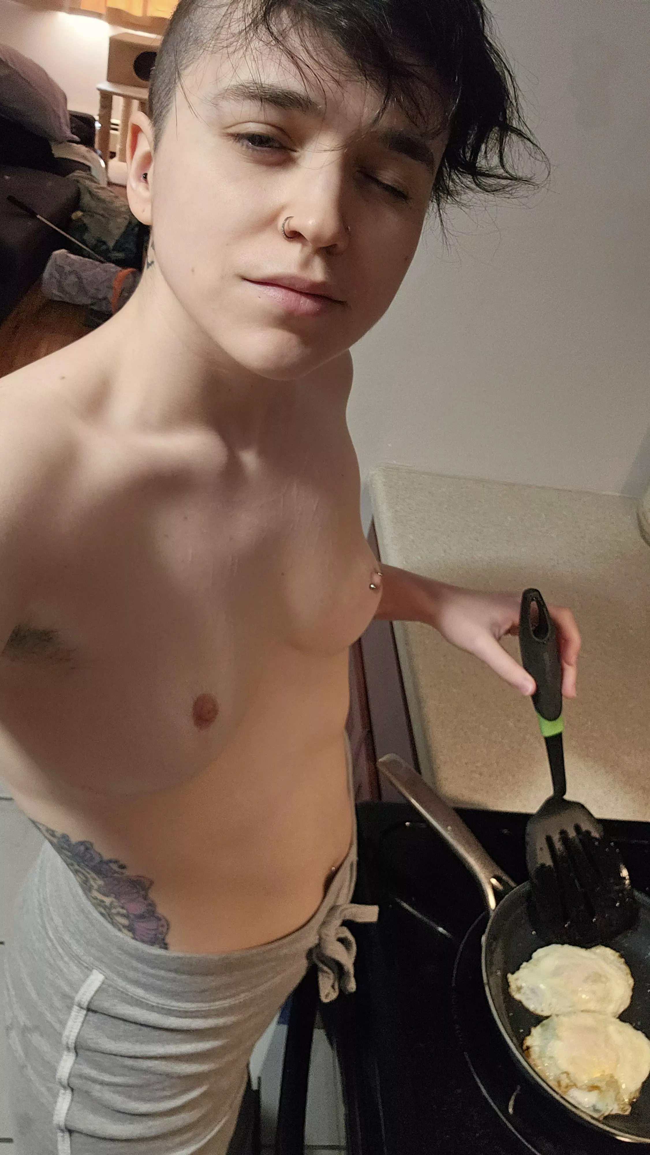 Good morning, may I make you breakfast?