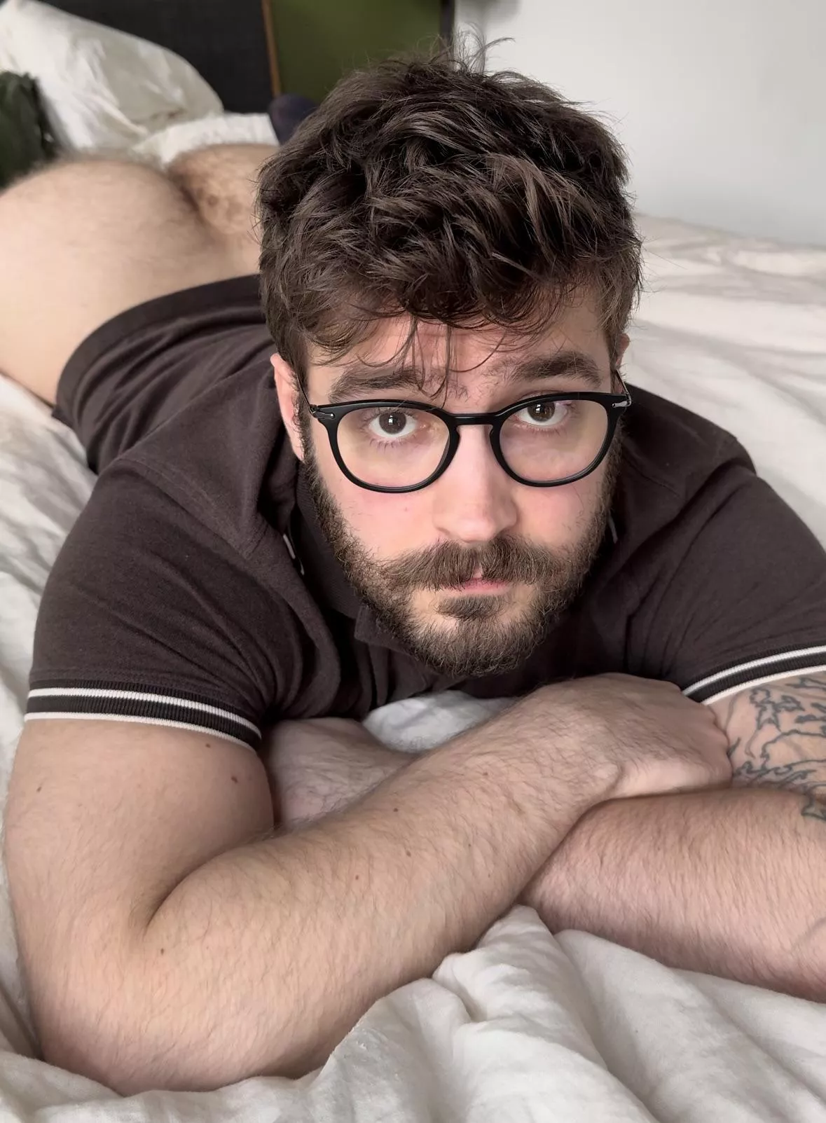 Hairy front and back 