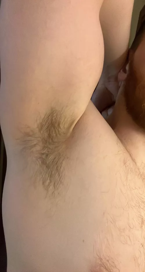 Hairy post workout otter pits