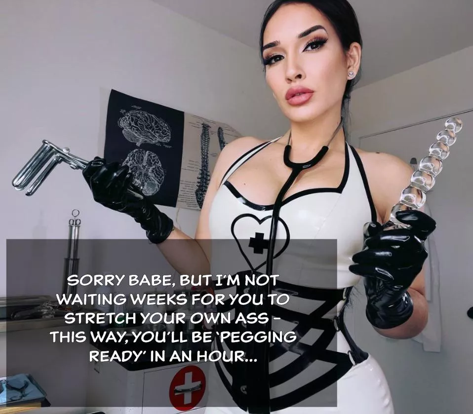 Have faith. The pain will soon become pleasure. 