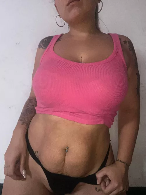 I learned to love the marks that my belly has 