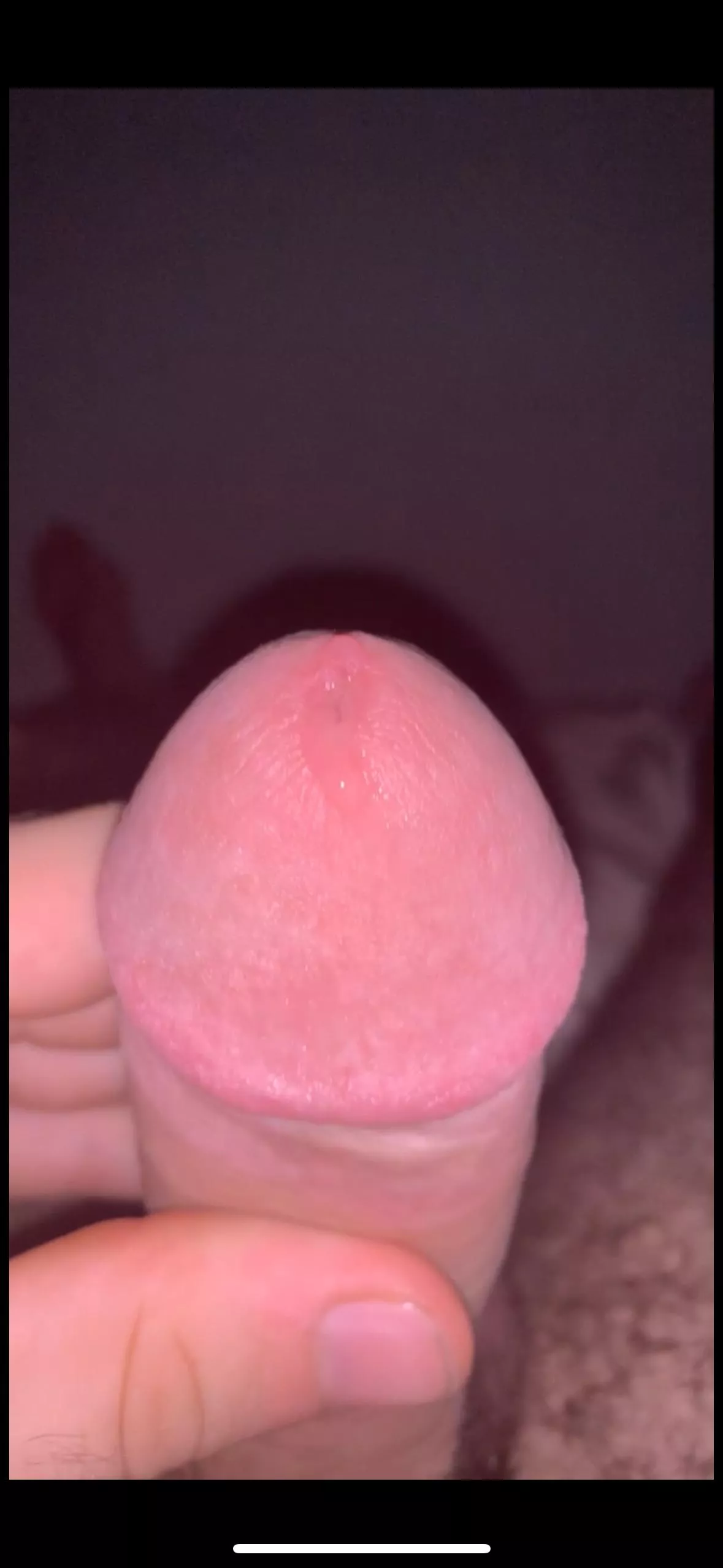 I love it when pre cum runs down my tip