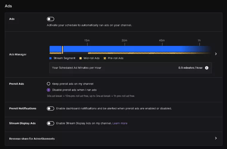 I turned all ads off to help keep viewers engaged. Am I making a mistake?