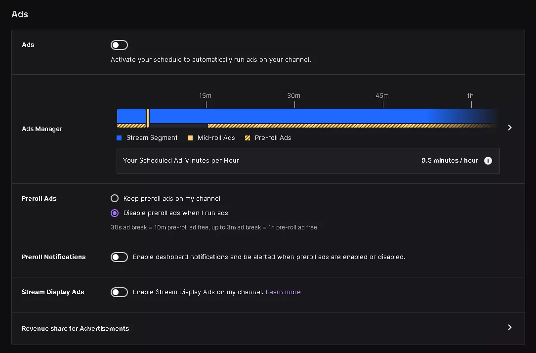 I turned all ads off to help keep viewers engaged. Am I making a mistake?